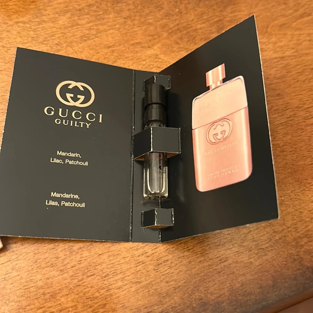 5/$25.00 Brand New ladies Gucci Guilty  sample bundle save - Picture 2 of 3